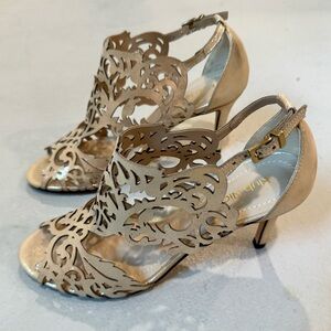 Klub Nico gold heels - Size 7 - worn once